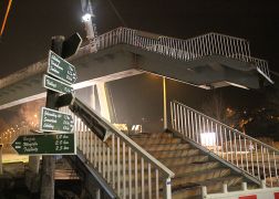 Naechtlicher Brueckenabriss In Jena 20